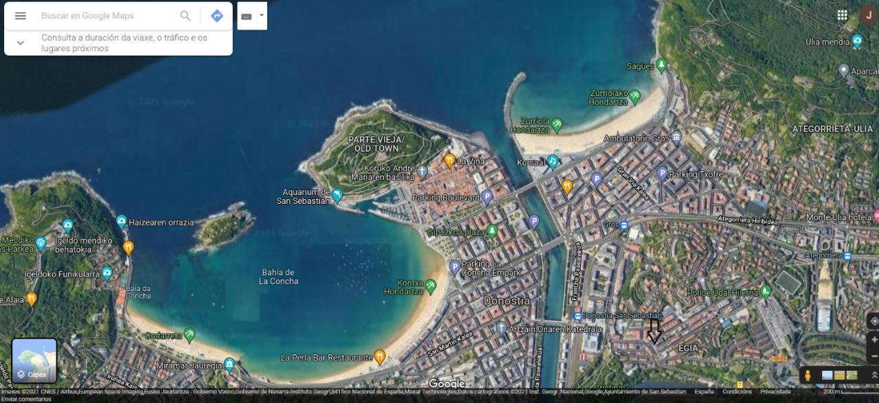 Апартаменты Luminoso Atico En San-Sebastian Сан-Себастьян Экстерьер фото
